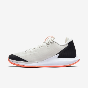 Nike Court Air Zoom Zero - Tennissko - Lyse/Sort/Orange | DK-23144